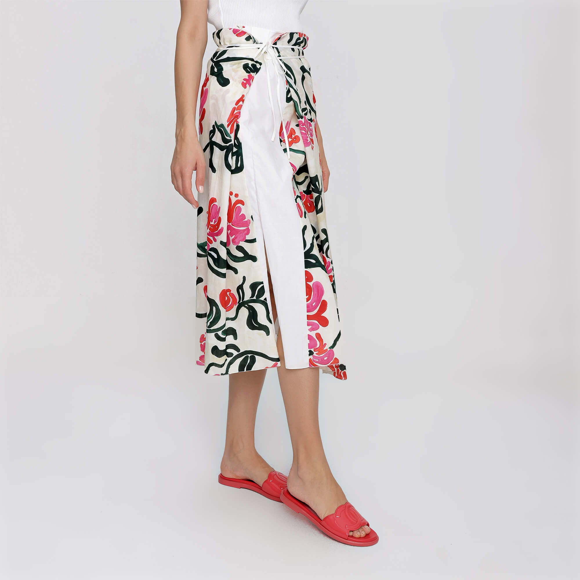 Marni - Multicolour Cotton Printed Skirt